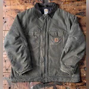 Vintage Carhartt C26 Moss Green Men's 2XL Jacket